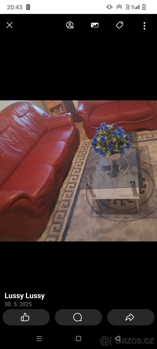 Sedačka 3+2+1 nerozkladaci - 4