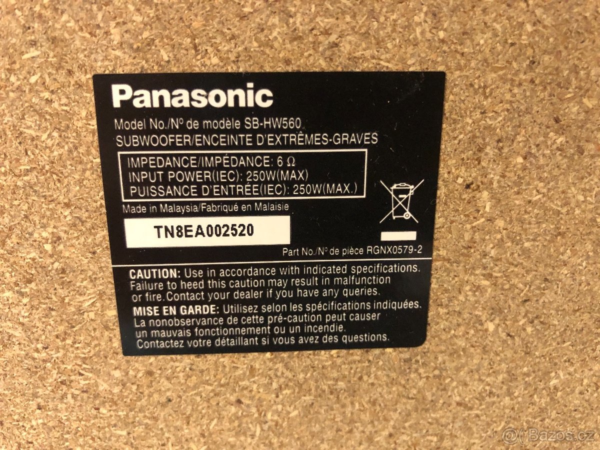-Panasonic reproduktory pro domácí kino - 4