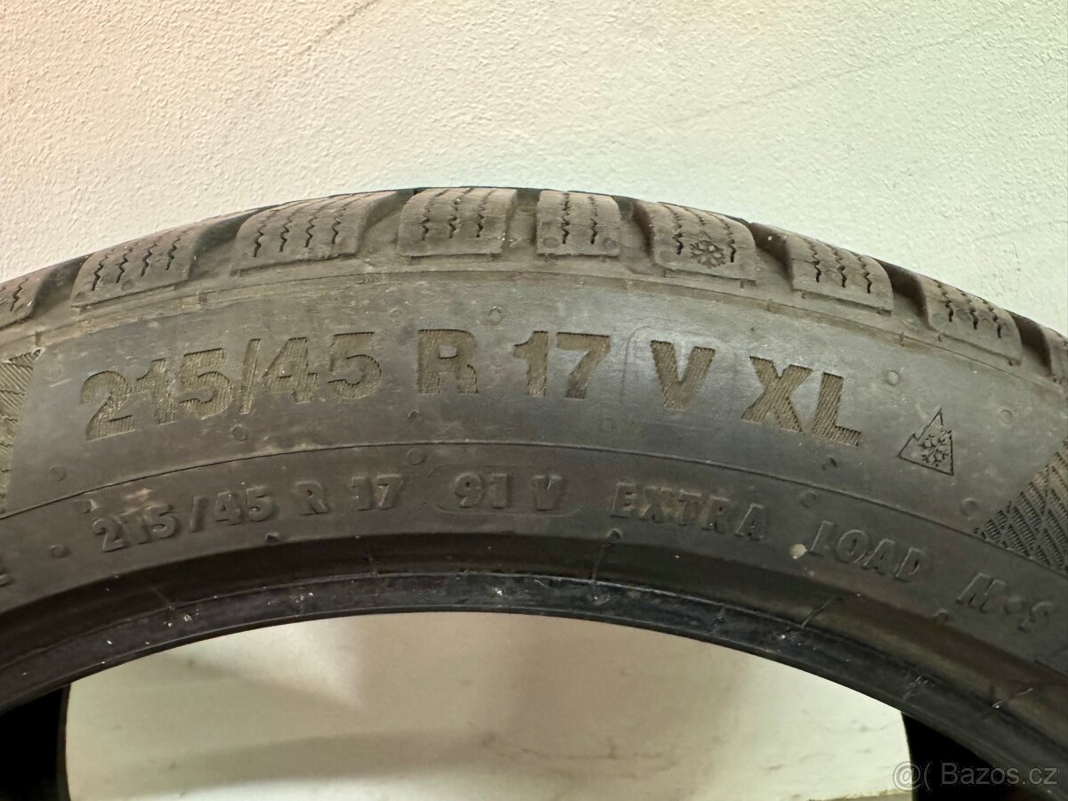Zimní pneu Continental 215/45/17 - 4