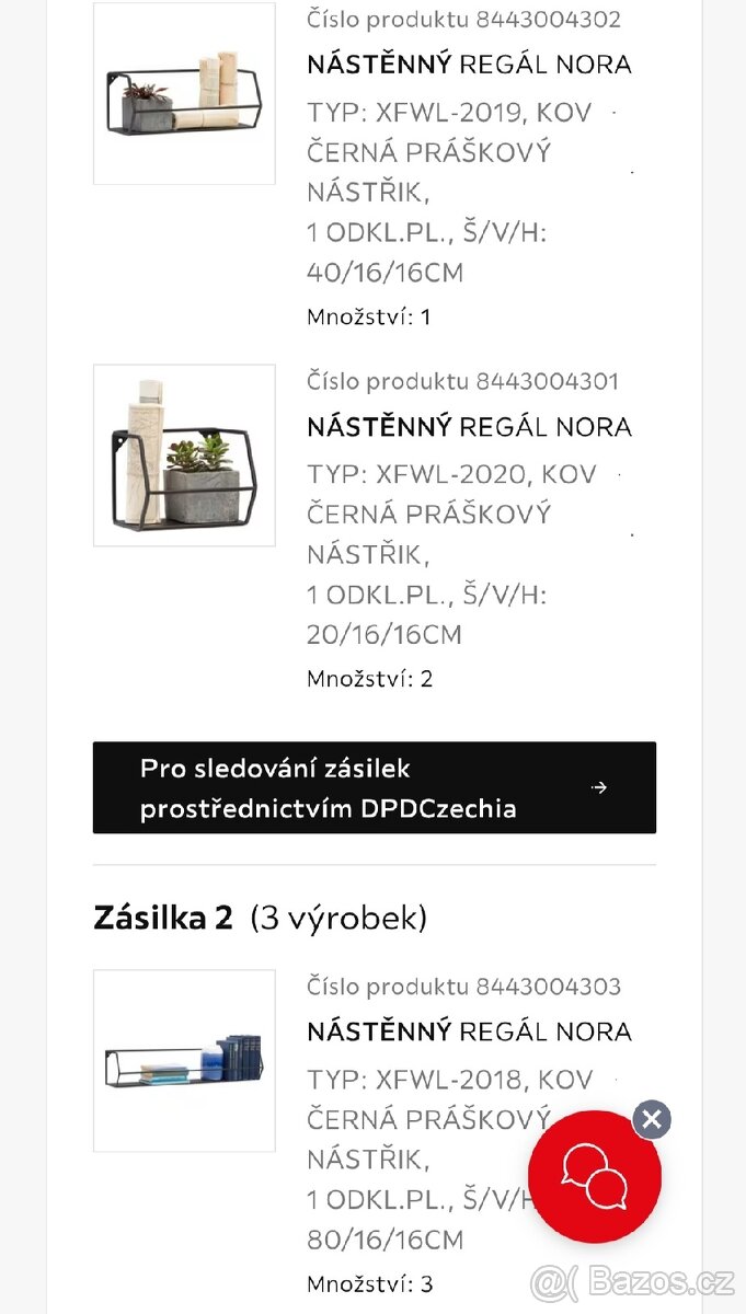 Nové regály nástěnné - 4