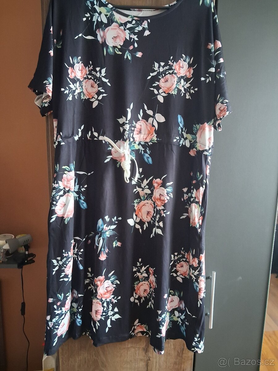 Dámské elastické šaty Nové vel. XL - 4