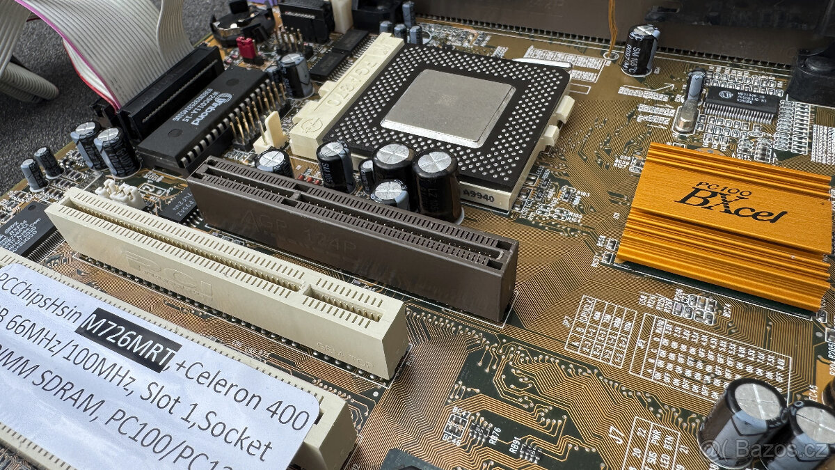 RETRO deska PCChips - M726MRT - Socket 370 a Slot 1 - 4