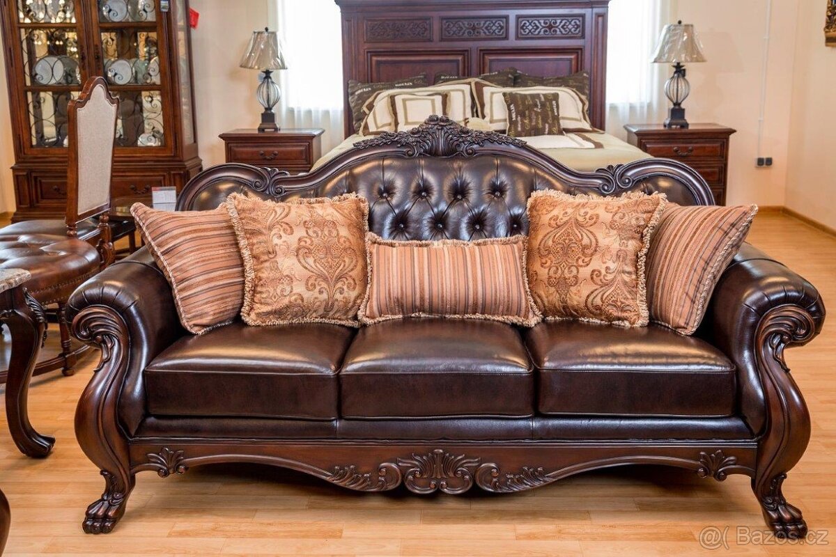 Luxusní sedací souprava v zámeckem stylu - 4