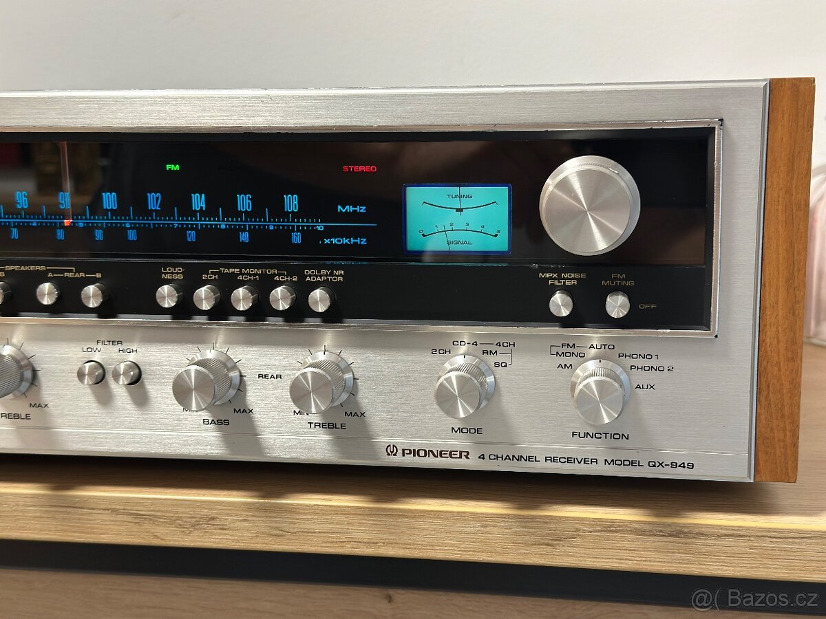 PIONEER QX-949 KVALITNÍ VINTAGE STEREO RECEIVER - 4