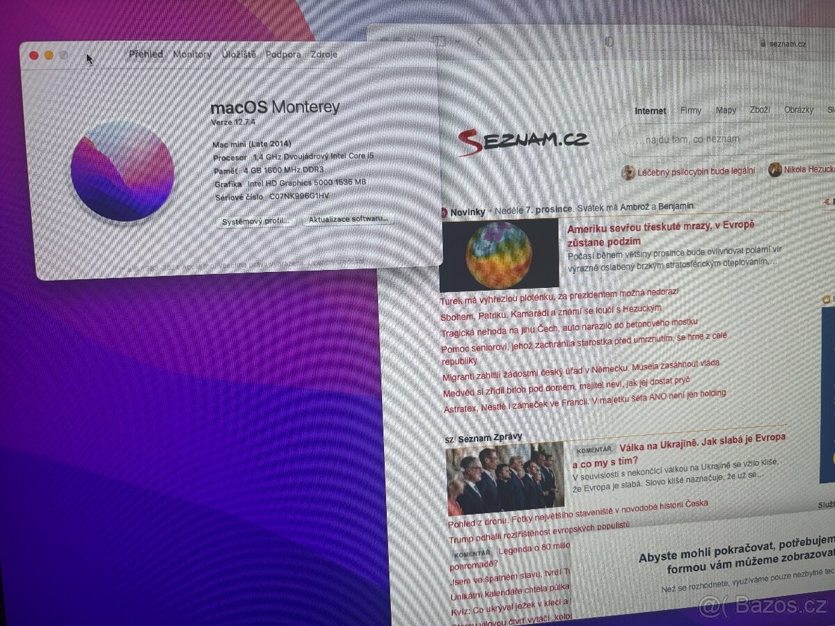 Apple Mac Mini 2014 i5/4GB/500GBSSD/ macOS Monterey ZAR - 4