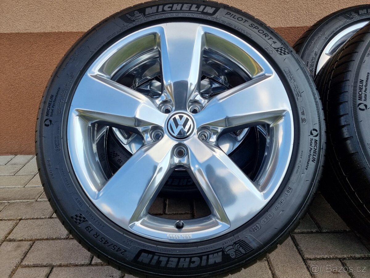 19″ 5×120 VW MULTIVAN “ARAGONIT POLISHED”+245/45R19 MICHELIN - 4