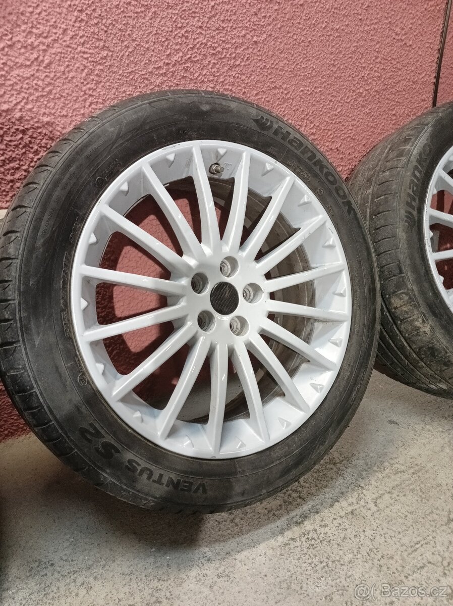Alu Toora 17" 5x98 Alfa romeo šedá lesklá 215/50 - 4
