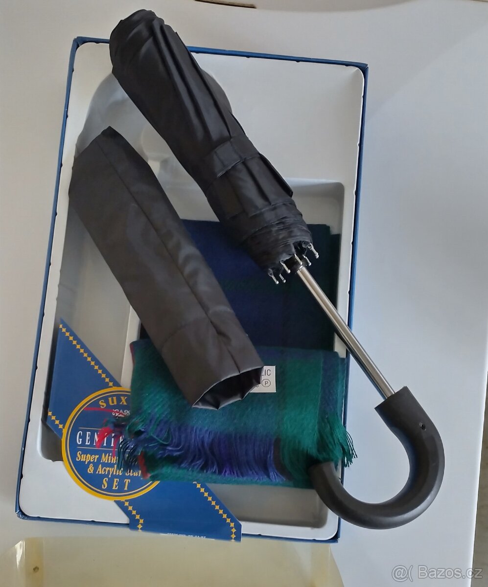 Dárek pro muže: šála a deštník - 4