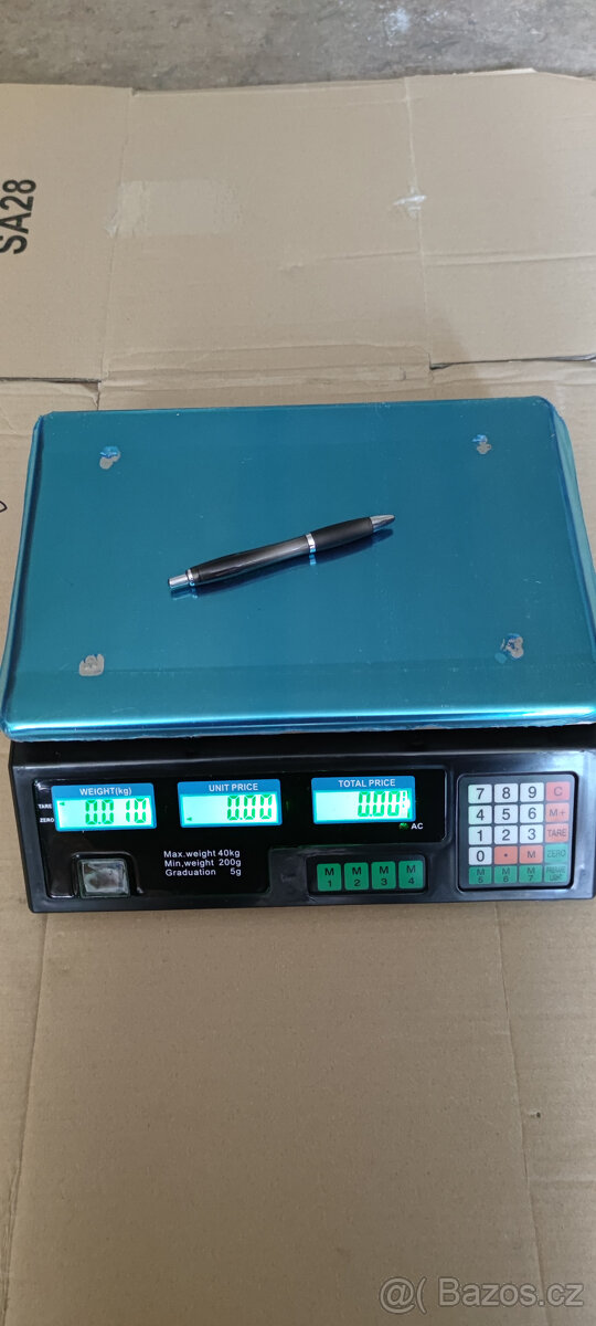váha obchodní stolní do 15 kg nová - 4