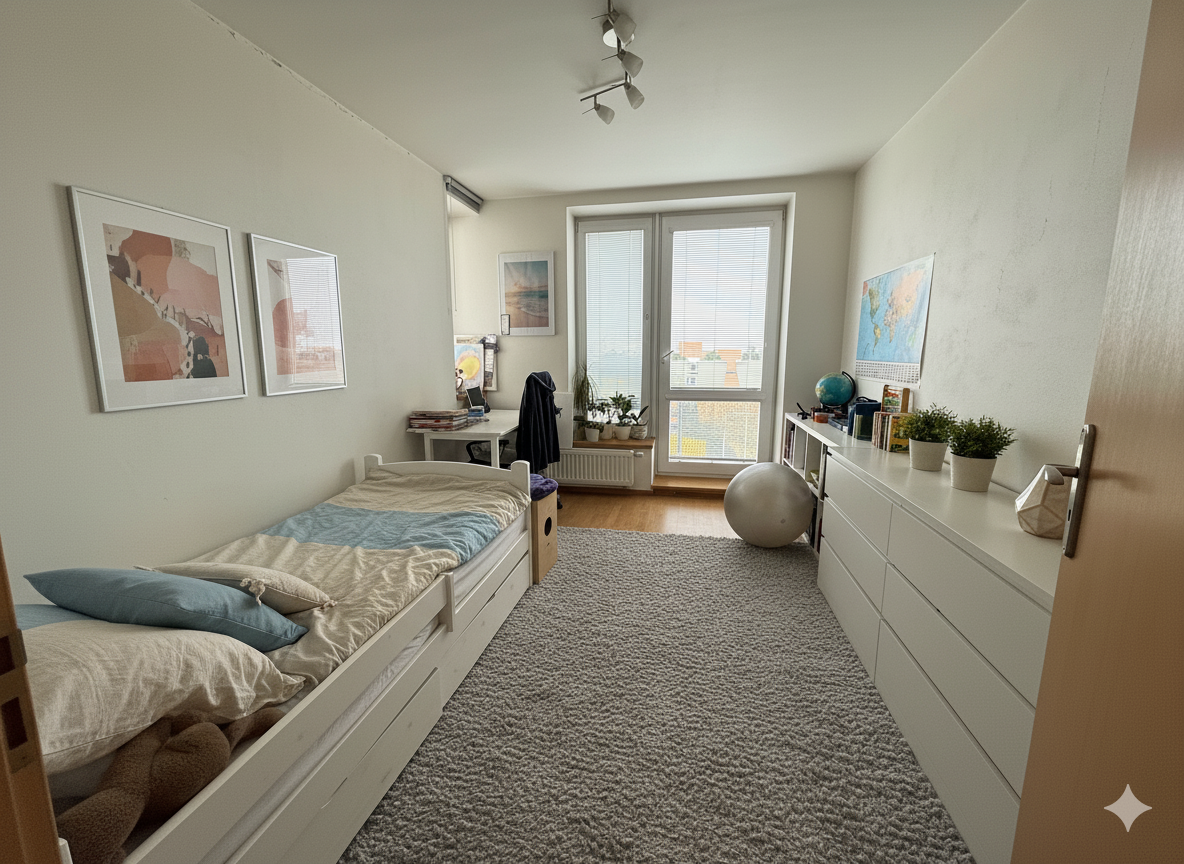 Pronájem nadstandardního bytu 3+kk s terasou a výhledem na Z - 4