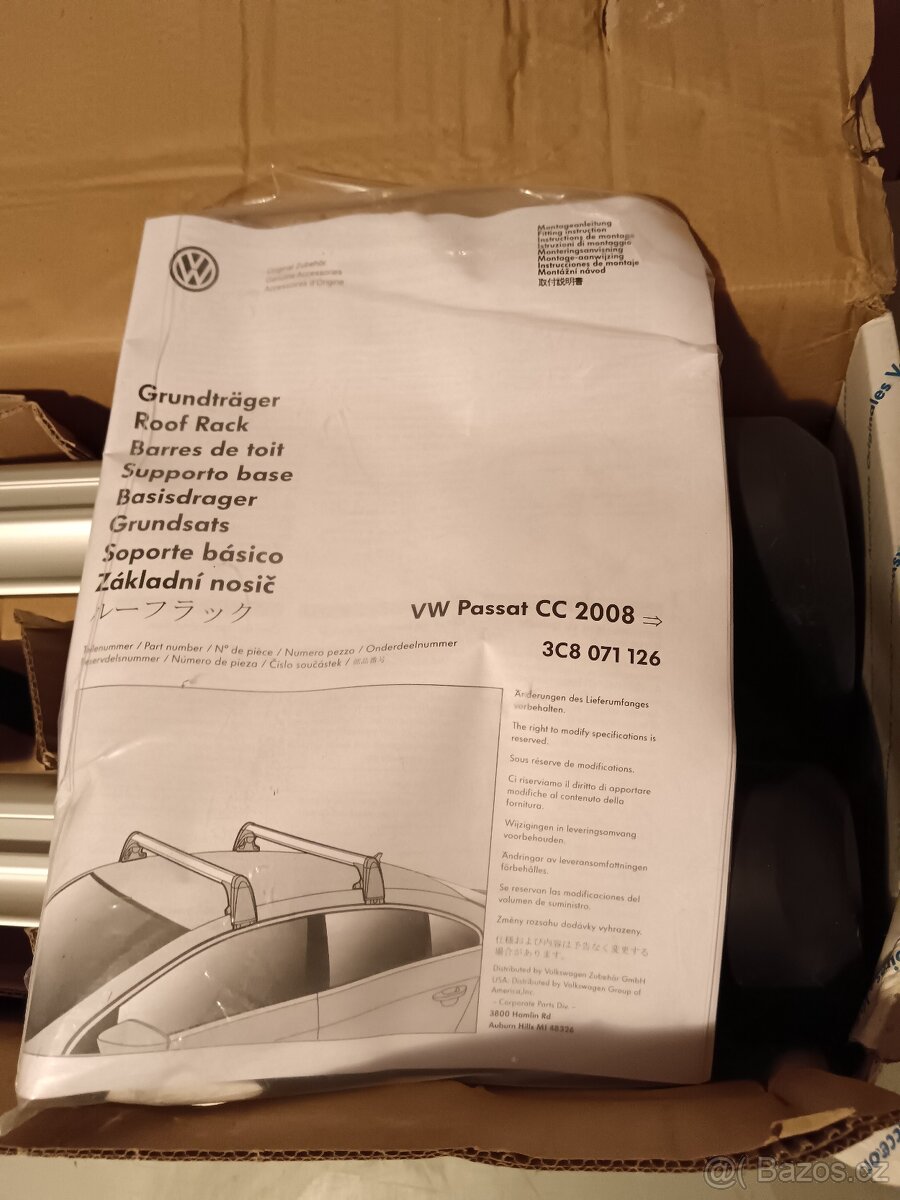 Střešní nosič Passat cc (originál) - 4