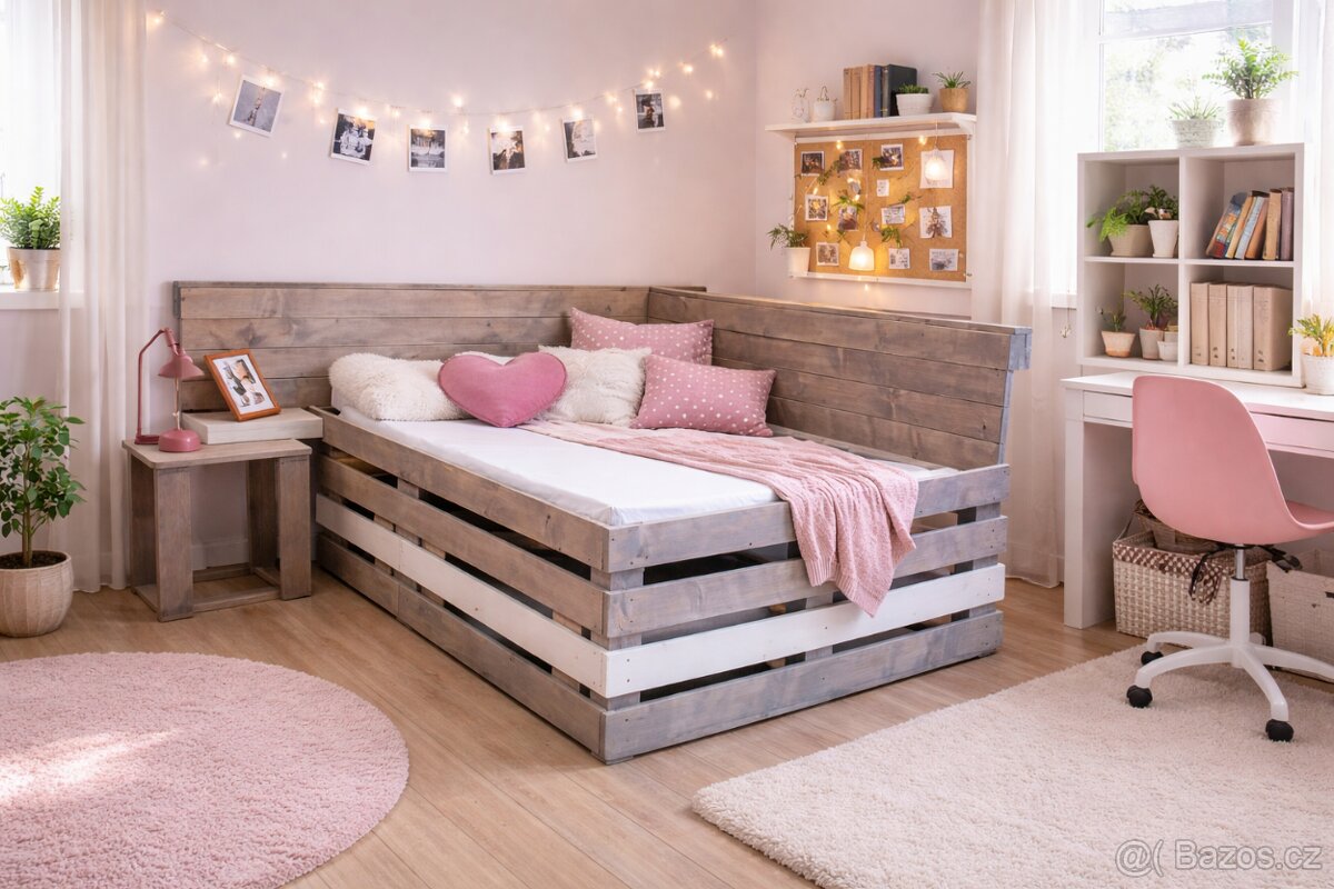 Postele v designu Palet - 4