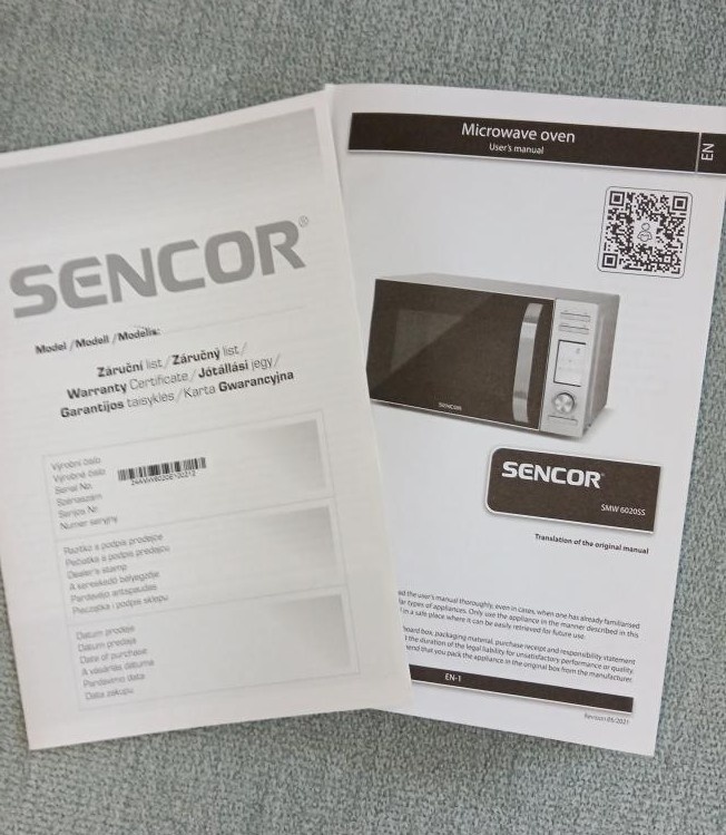 Mikrovlná trouba s grilem SENCOR - 4