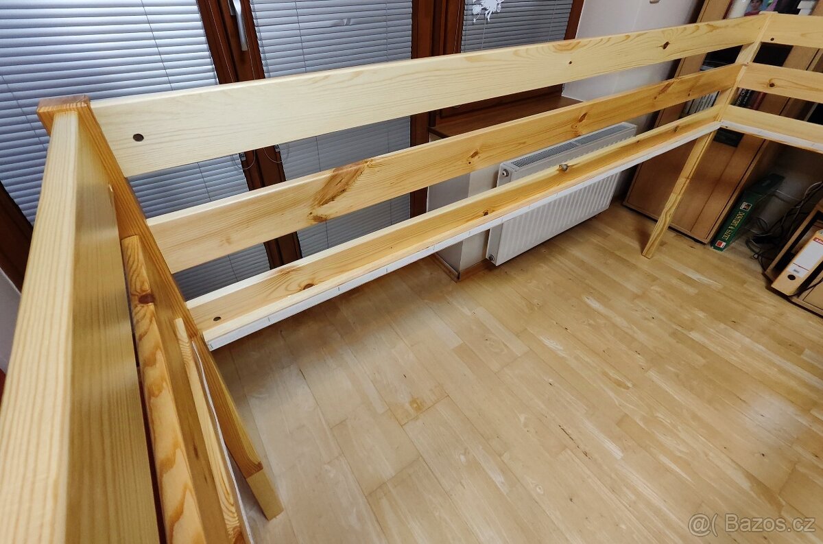 Dětská zvýšená postel Keni 90x200 - 4