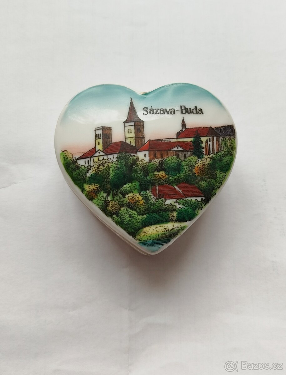 Zn. Viktoria SUPER STAV Porcelánová upomínková dóza Buda - 4