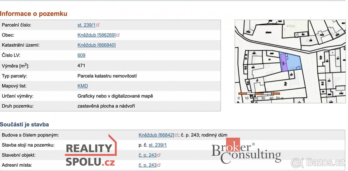 Prodej, domy/rodinný, 82 m2, 69664 Kněždub, Hodonín [ID 7035 - 4