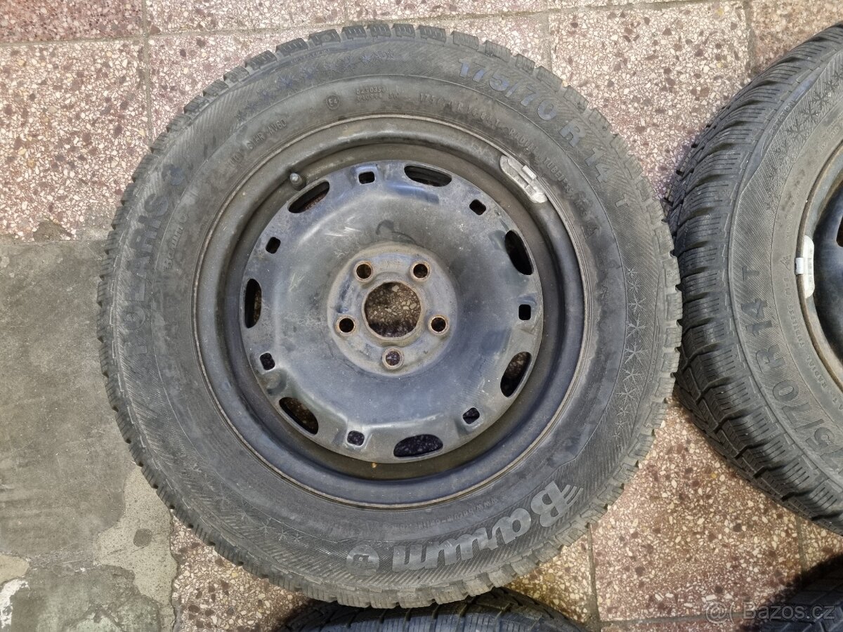 Ocelová kola disky 5x100 175/70 R14 - 4