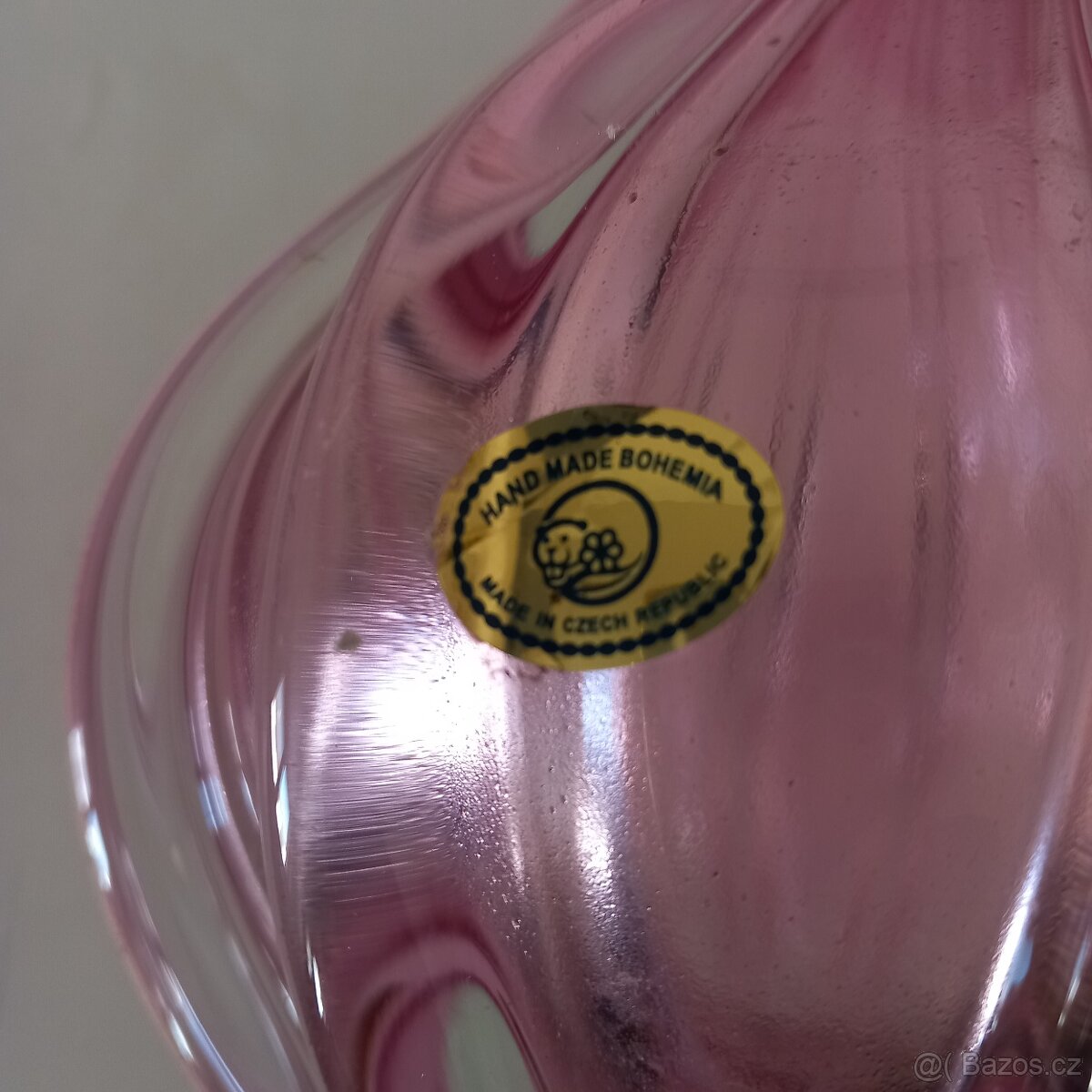 Hutní sklo -váza - 4