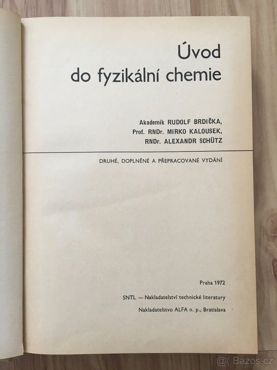 Úvod do fyzikální chemie - 4