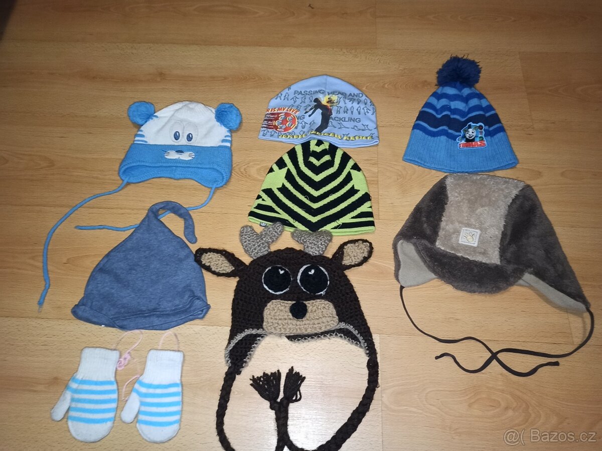 Punčocháče 86/92, 110/116 , čepice - 4