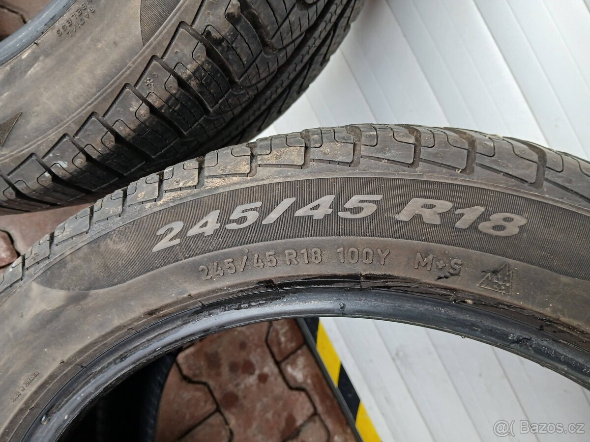 PIRELLI 245/45 R18-CELOROČNÍ-2KS - 4