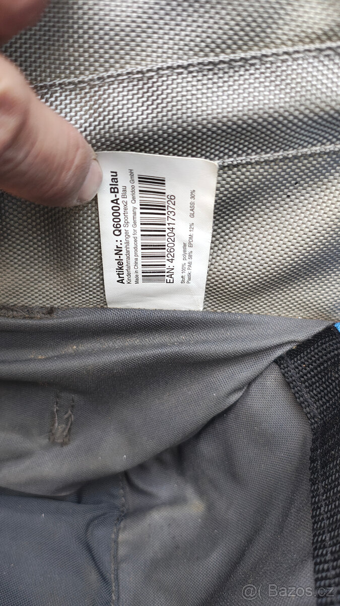 Prodám cyklovozík Queridoo Sportex 2 - 4