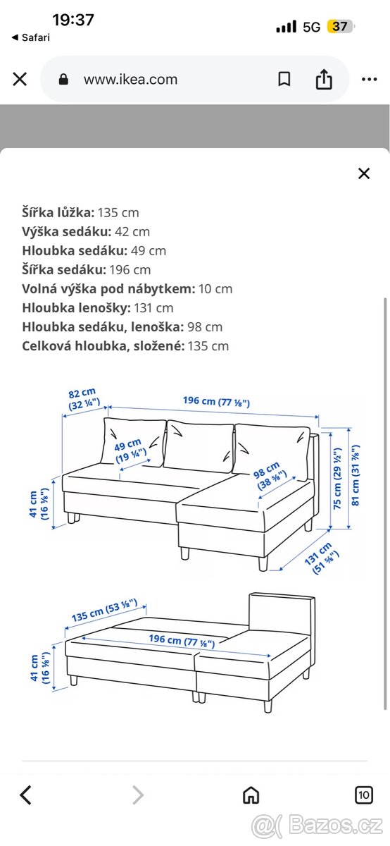 Pohovka Ikea - 4