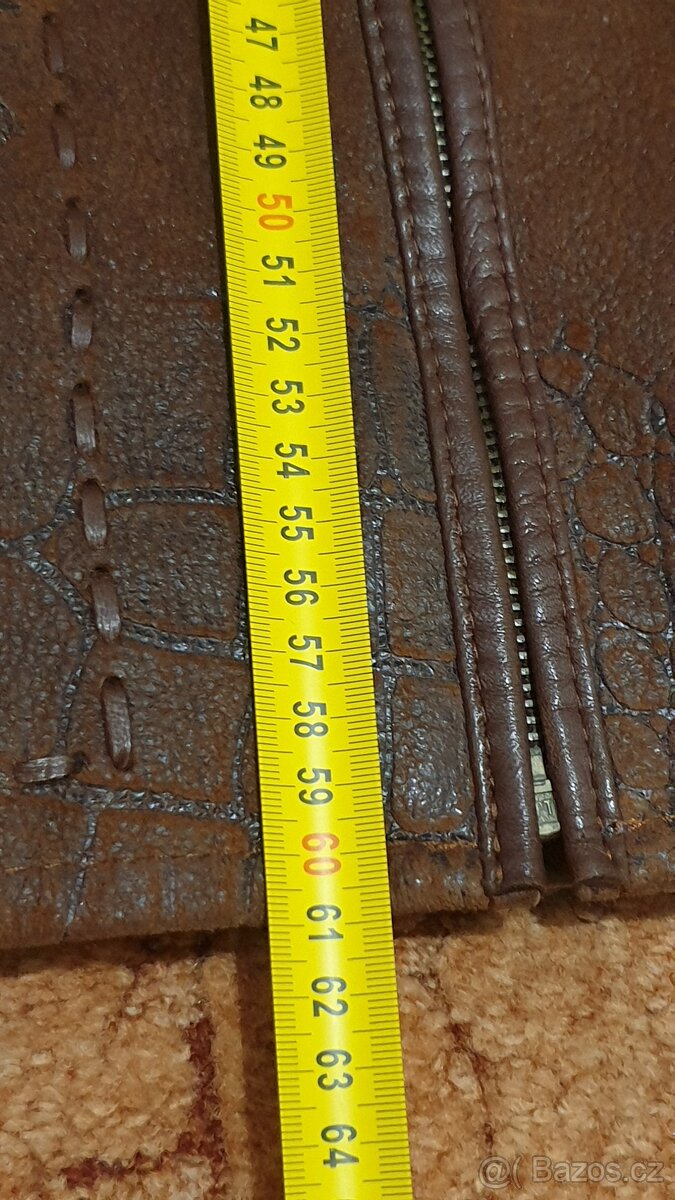 pánský kožený kabát z ovčí kůže L - 4