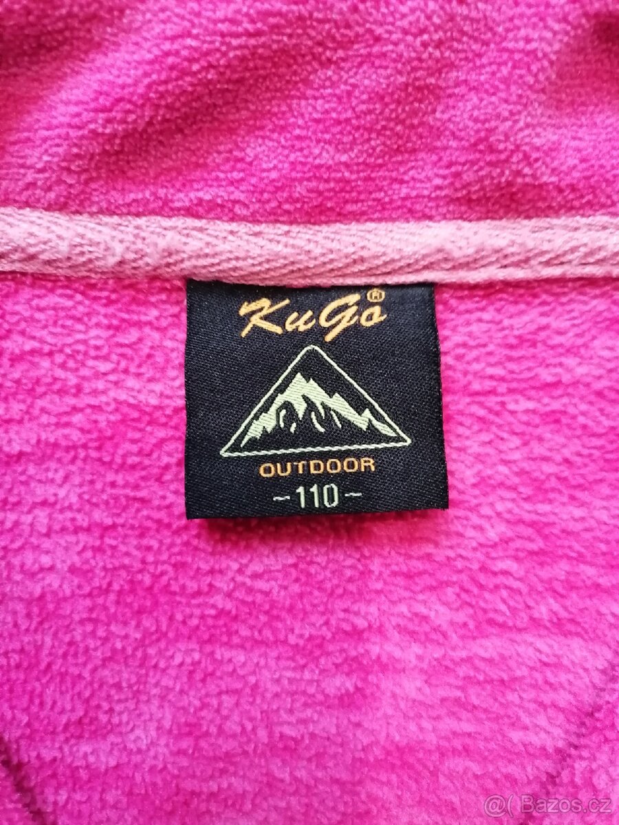 Dětské, outdoor mikiny vel. 110 zn. Kugo - 4