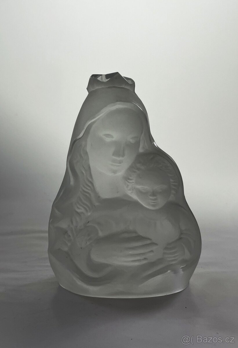 Madona s korunkou - sklo - 4