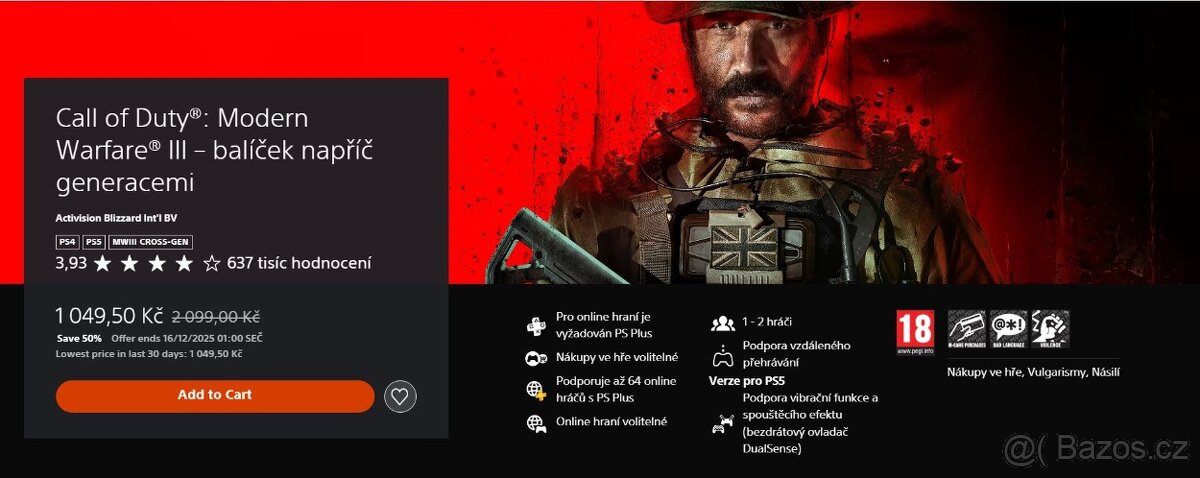 PlayStation 5 Digital Edition Slim + COD MWIII + Zaklínač 3 - 4