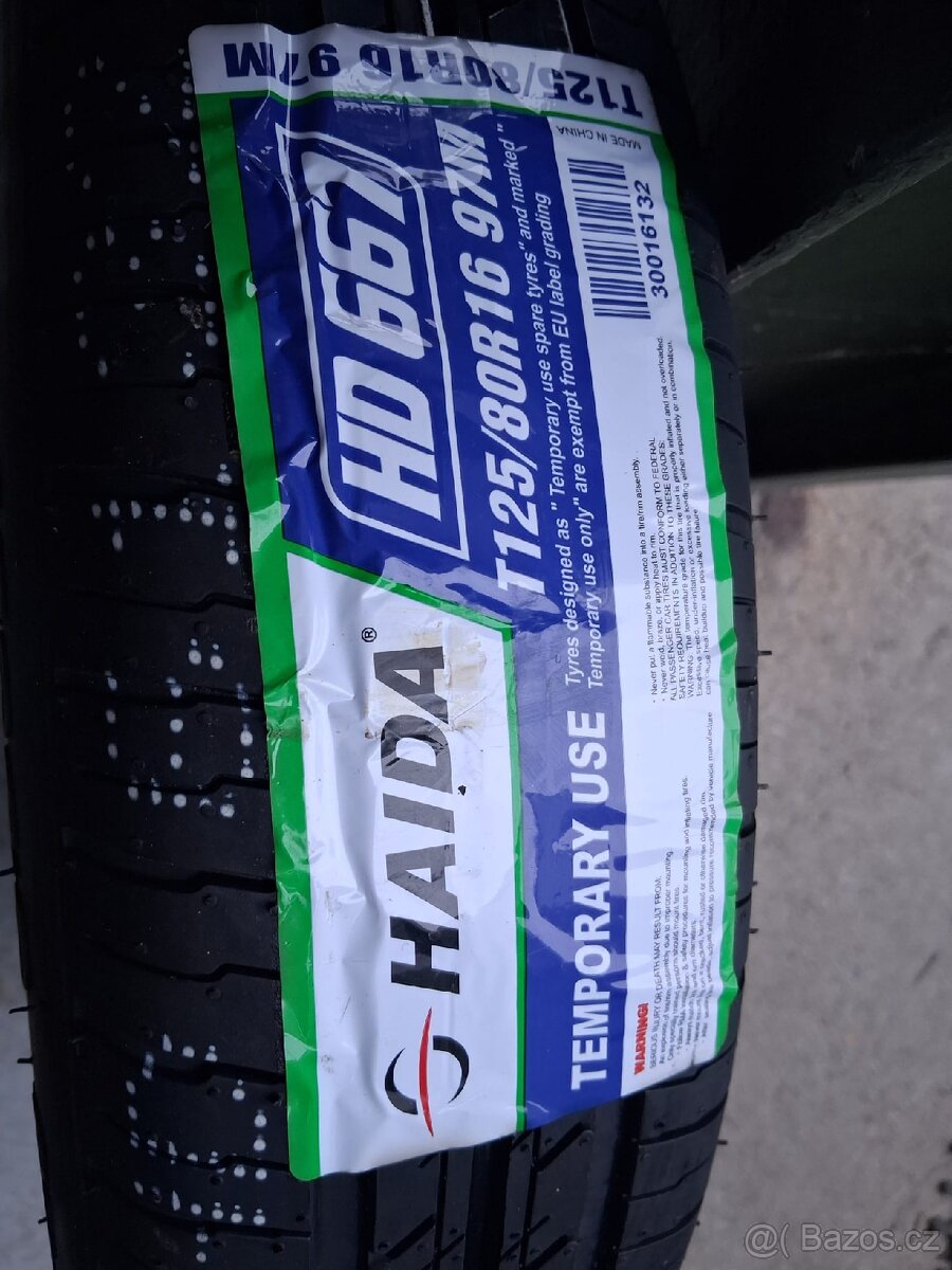 Disk 5x100 R16 rezerva,dojezdovka - 4