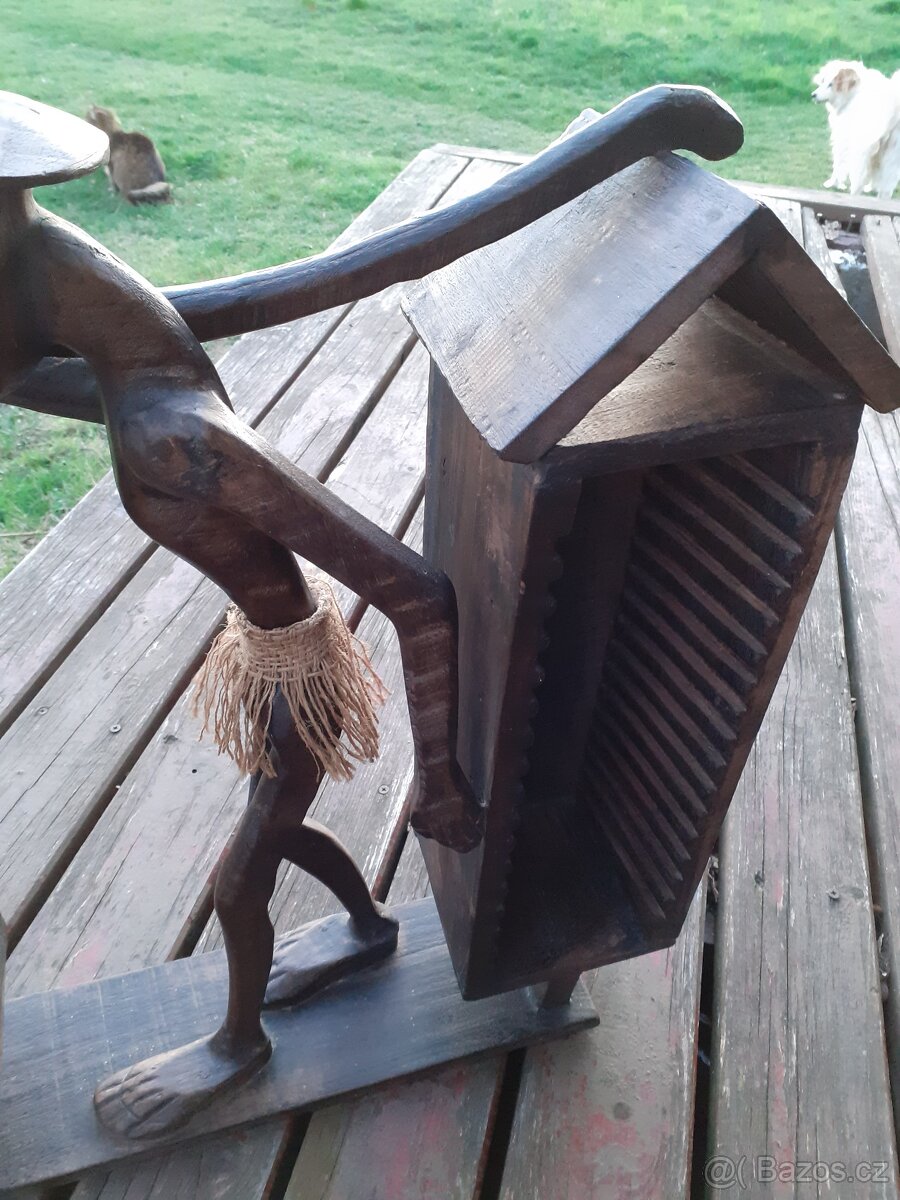 Dřevěný stojan na CD - 4