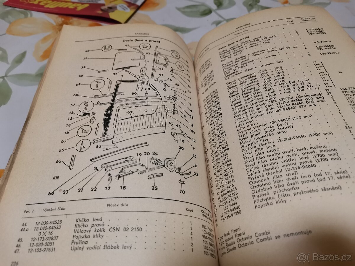 Katalog nahradnich dílů škoda - 4