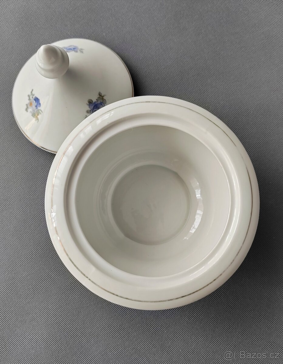 Okouzlující porcelánová cukřenka/dóza Schumann Arzberg Bavar - 4