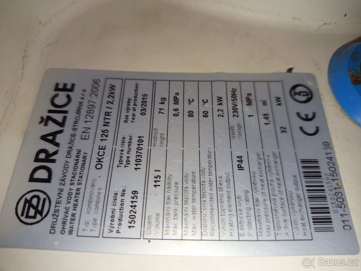 prodám kombinovaný bojler - 4