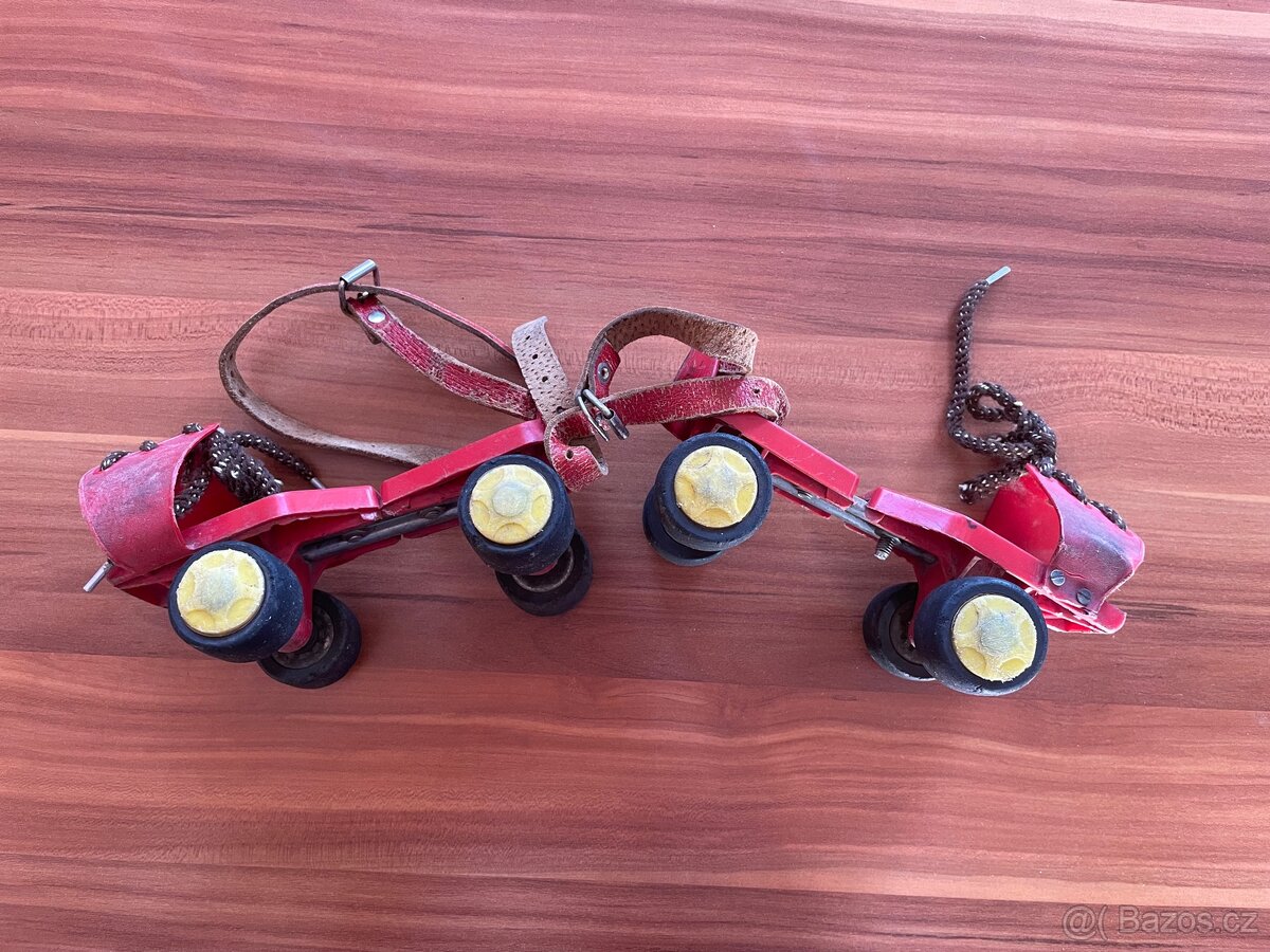 Retro dětské kolečkové brusle - 4