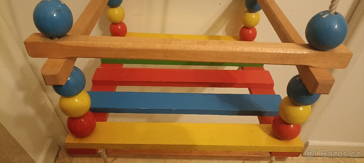 Houpačka dětská dřevěná - 4