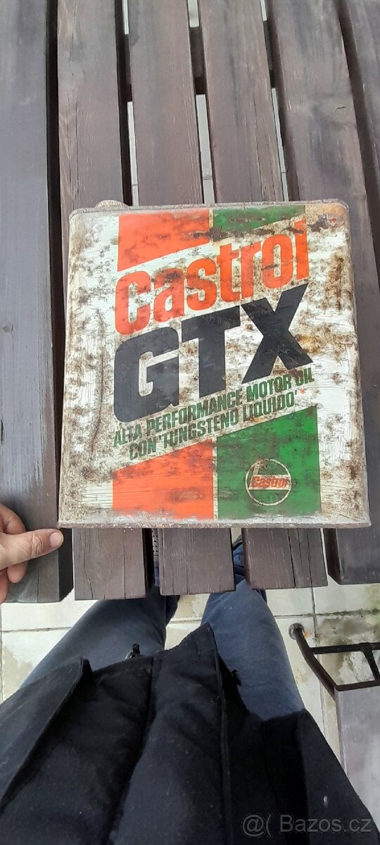 Prodám castrol 5l,plechovka R 1977,retro - 4