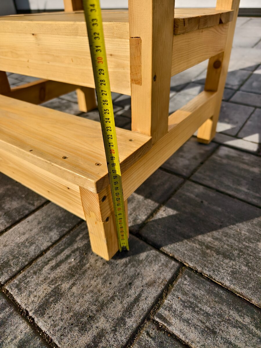 Dětská učící věž - masiv - TOP stav - 4