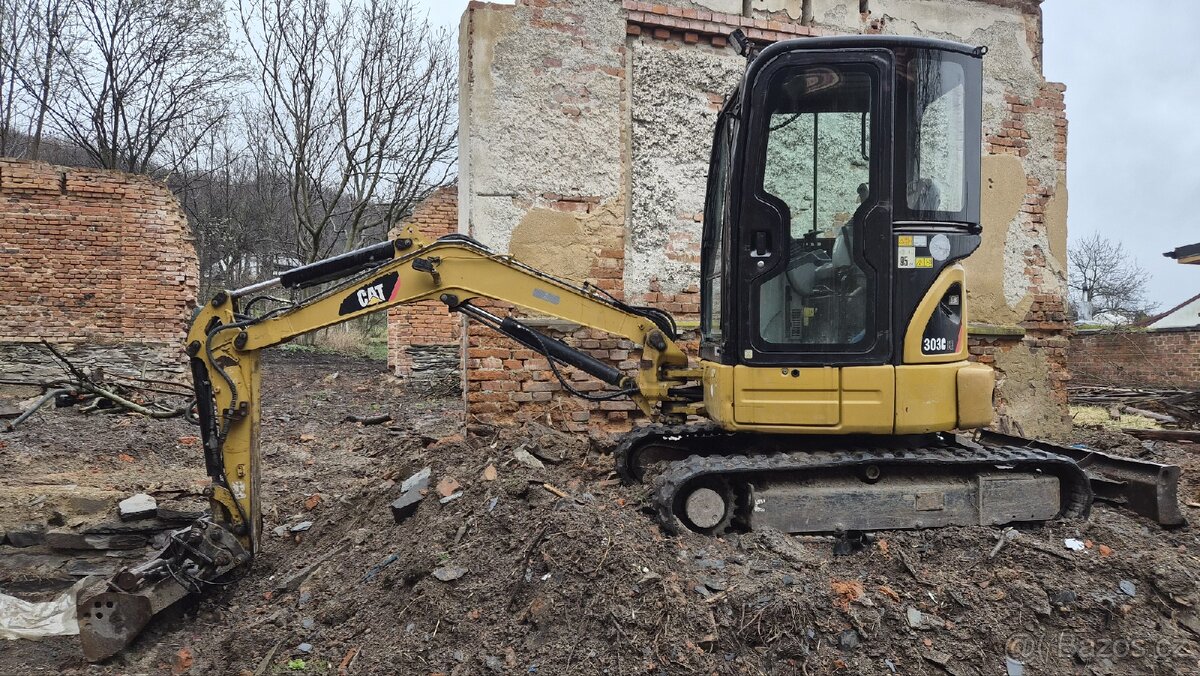 Prodám bagr cat 303C CR - 4