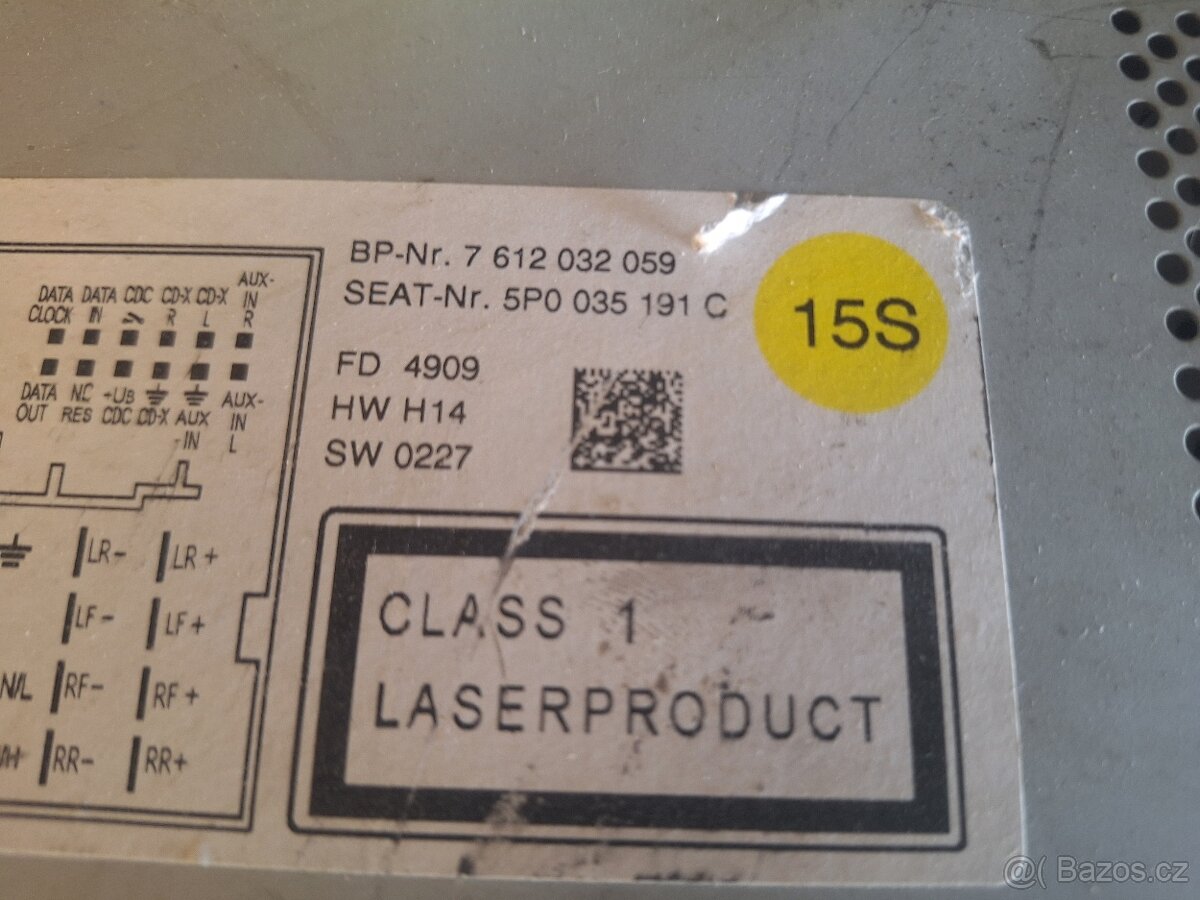 Seat autoradio RNS310 - 4