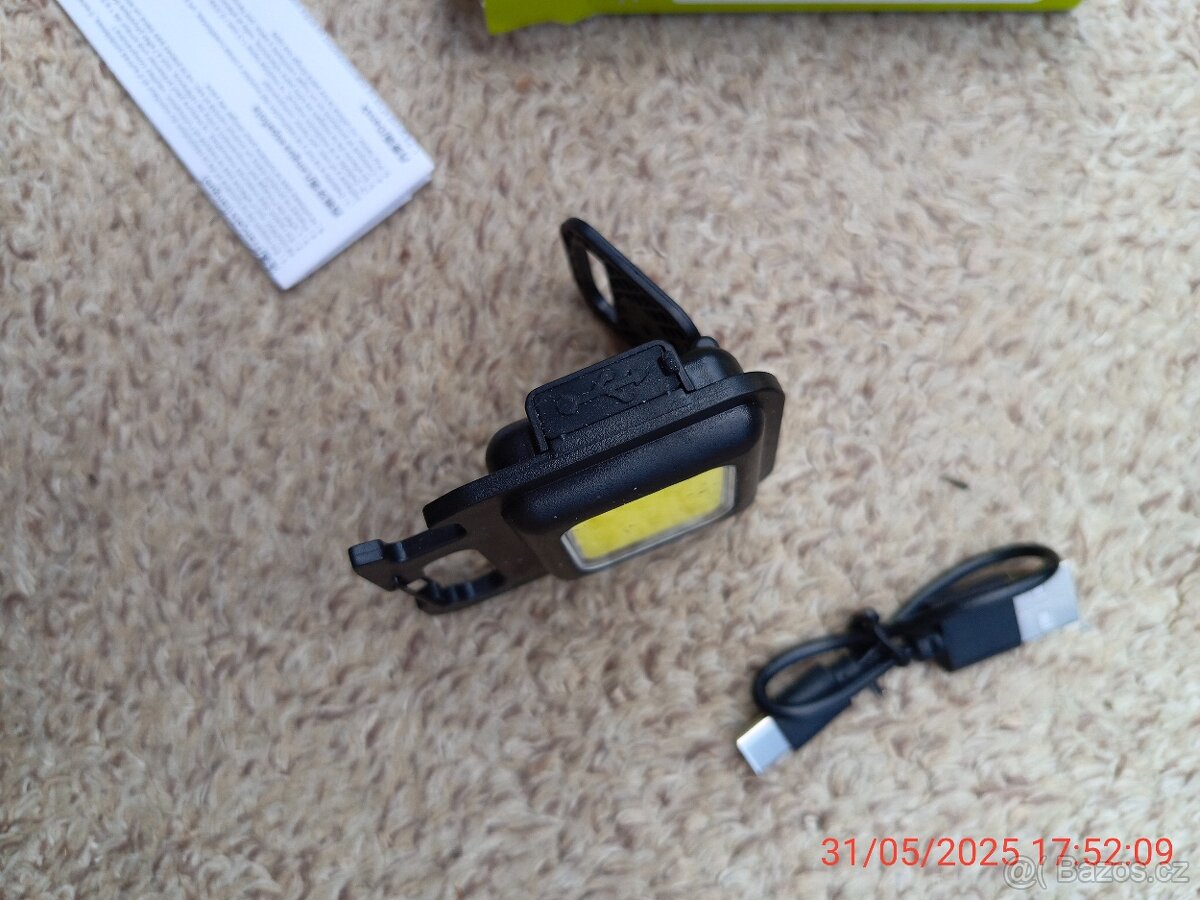 Led reflektor mini, dobíjecí. - 4