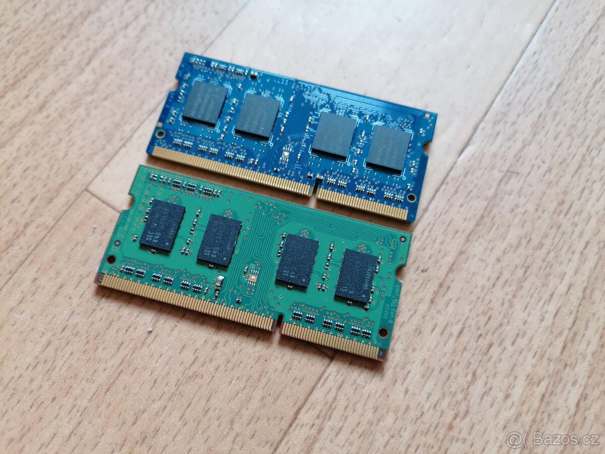 3GB DDR3 Samsung Nanya operační paměť RAM notebook notebooky - 4