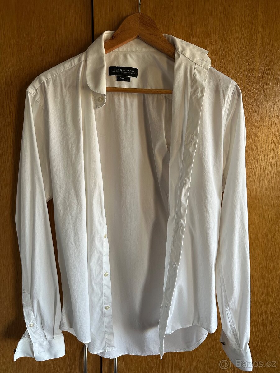 Pánský oblek Zara + kalhoty + košile - 4