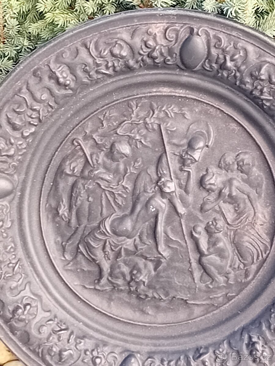 dekorativní železný talíř - 4