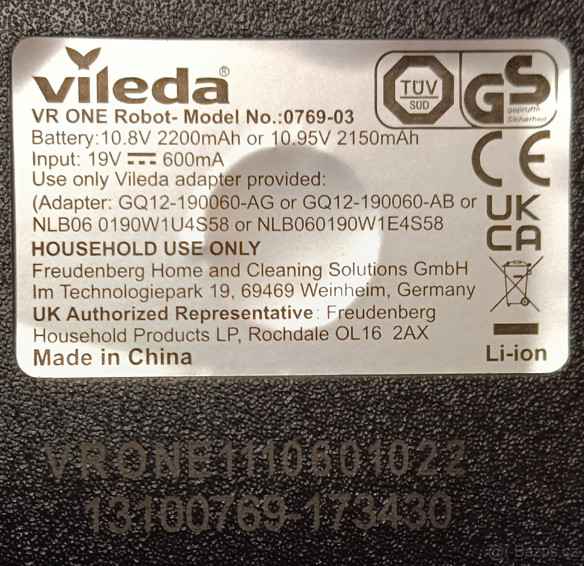 Vileda robotický vysavač VR One - 4