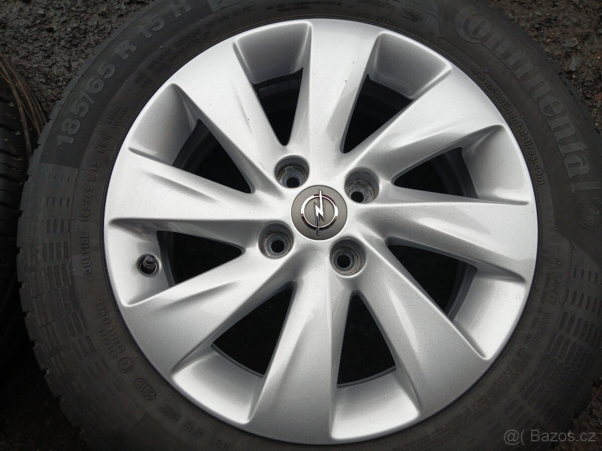 P- Sada Orig ALU kol Opel 185/65R15 letní - 4