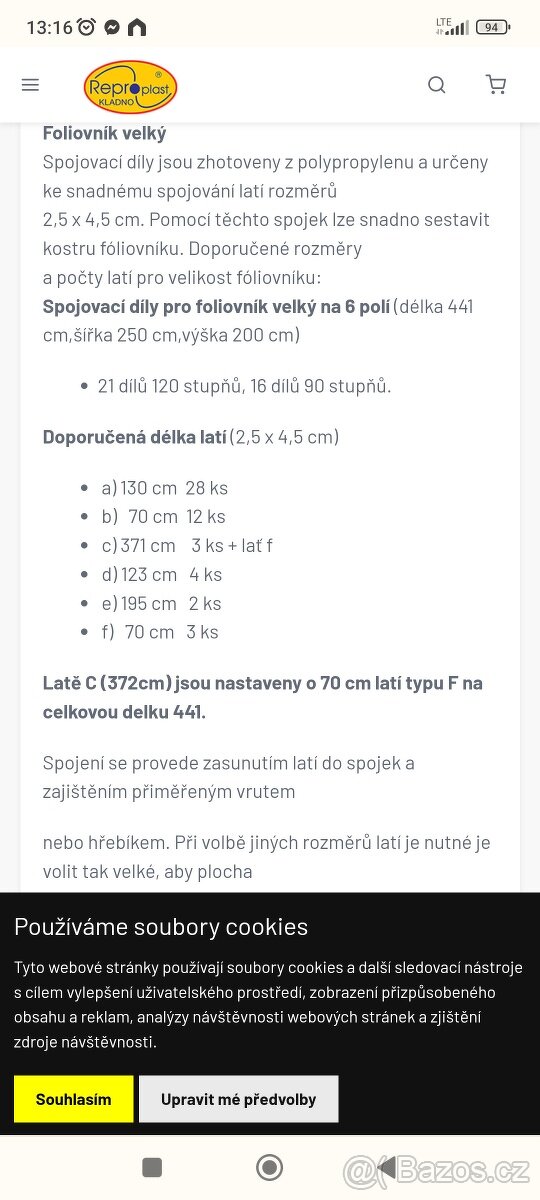 Dřevěný foliovnik - 4