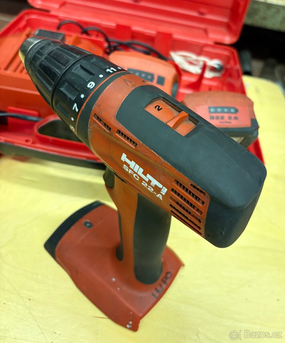 aku vrtací šroubovák HILTI SFC 22-A - 4